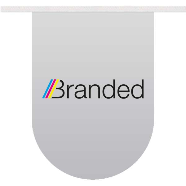 Rounded Promotional Bunting (A4)