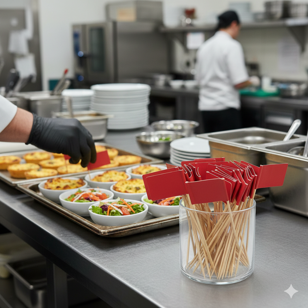 Red Allergen Food Flags