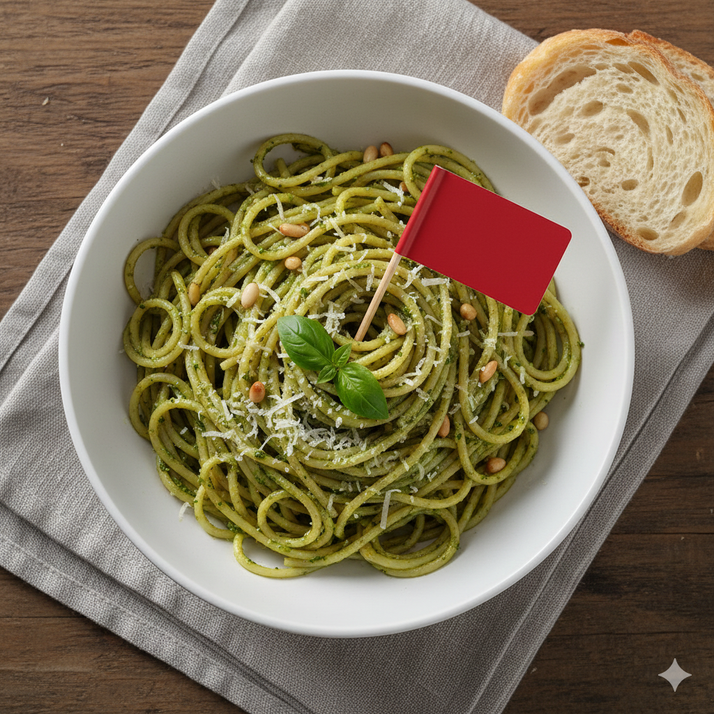 Red Allergen Food Flags